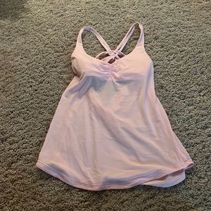 Lululemon tank top with built in bra